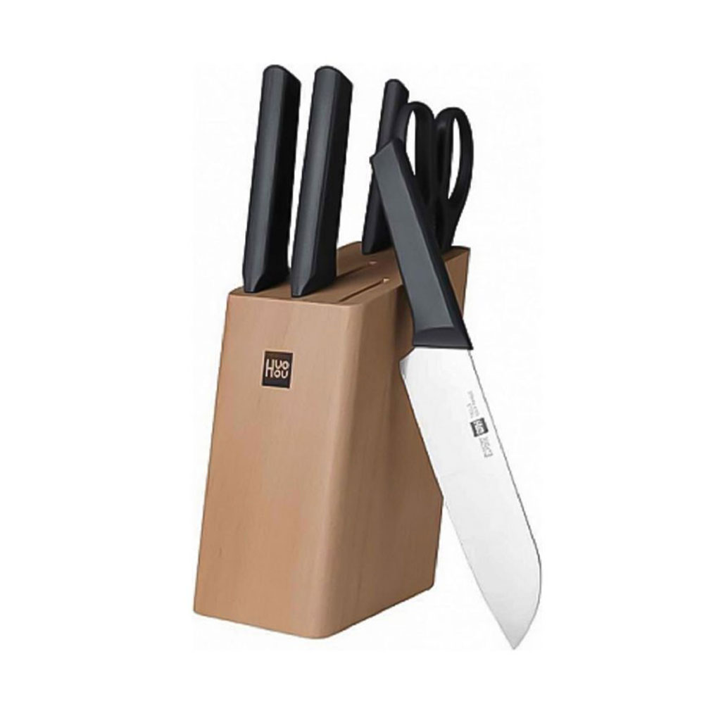 1-25 سرویس 5 تیکه چاقو شیائومی مدل HuoHou HU0057 - Image 1