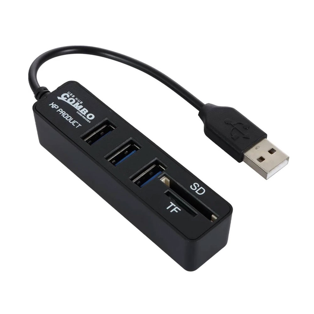 1-4 هاب 3 پورت USB 2.0 ایکس پی پروداکت مدل XP-HC834 - Image 1
