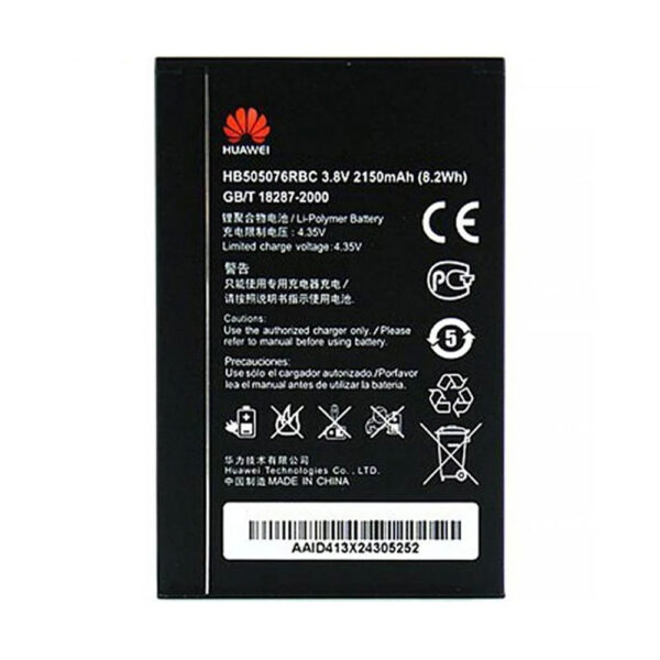 باتری موبایل مدل HB505076RBC با ظرفیت 2150mAh مناسب برای گوشی موبایل هوآوی G700 (اصل)