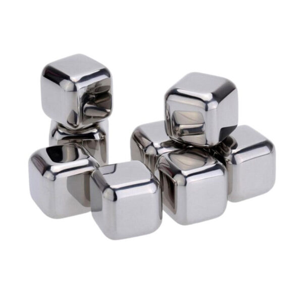یخ مکعبی فولاد خنک کننده نوشیدنی در گرما  برند cooling cubes هشت عددی  (اصل)