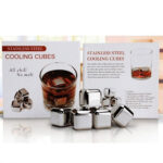 یخ مکعبی فولاد خنک کننده نوشیدنی در گرما  برند cooling cubes هشت عددی  (اصل) - تصویر 3