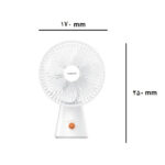 پنکه شارژی شیائومی مدل Rechargeable Mini Fan - تصویر 5