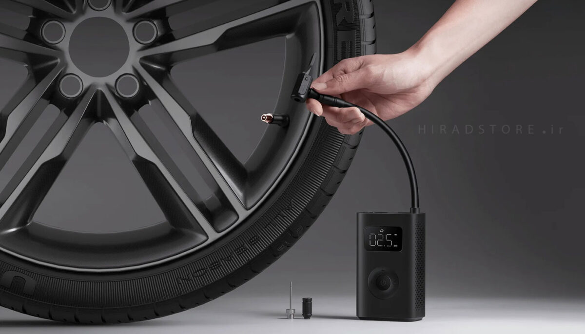 پمپ باد شارژی شیائومی Mi Portable Electric Air Compressor 2 - Image 5